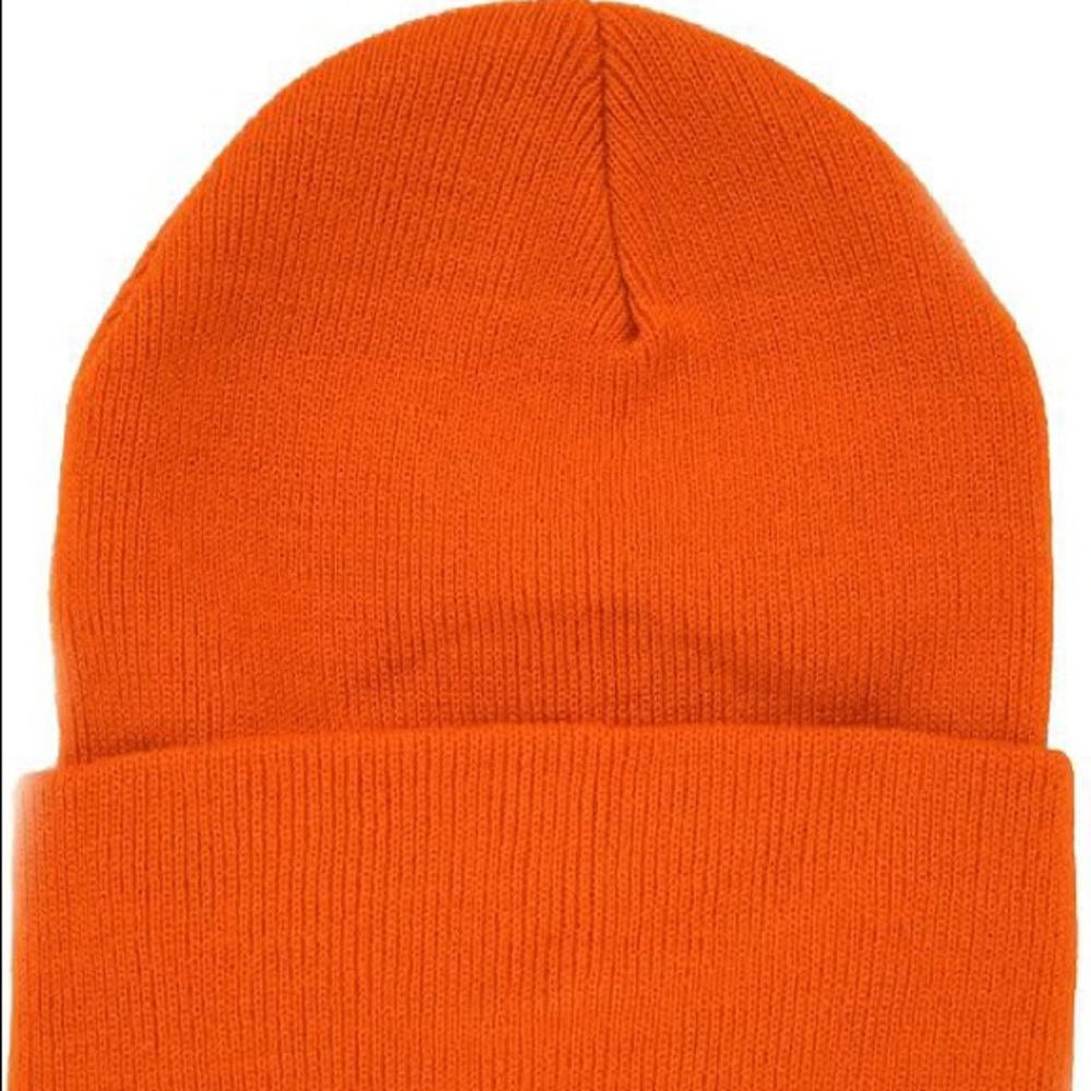 ORANGE knit cap